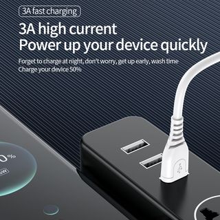 Cáp sạc Sendem M35 3A chống uốn cong dài 3M Chân TypeC