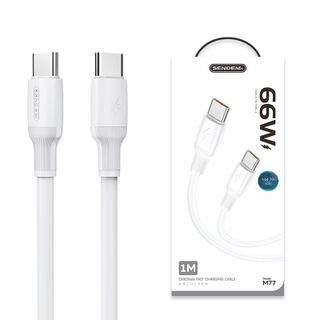Cáp sạc siêu nhanh Sendem M77 66W chân C to C