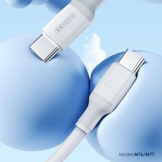 Cáp sạc siêu nhanh Sendem M77 66W chân C to C