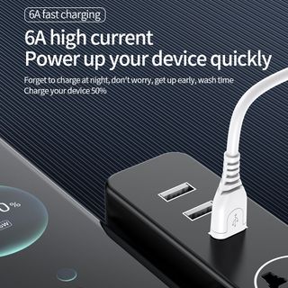 Cáp sạc Sendem M35 6A chống uốn cong dài 1M Chân IPhone