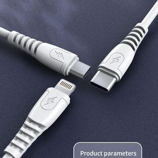 Cáp sạc Sendem M35 6A chống uốn cong dài 1M Chân IPhone