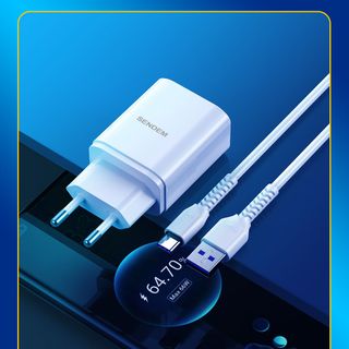 Bộ sạc nhanh Sendem OG36 QC3.0 18W chuẩn Châu Âu Chân TypeC