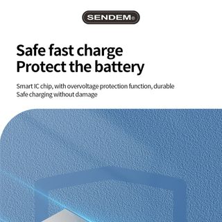 Cáp sạc Sendem M28 6A bọc dù dài 1M Chân IPhone