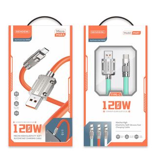 Cáp sạc siêu nhanh Sendem M68A 120W chân Micro
