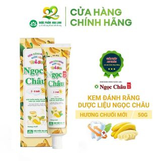 KEM ĐÁNH RĂNG NGỌC CHÂU CHO TRẺ 2-6 TUỔI HƯƠNG CHUỐI 50G L101 - LADY'S PASSION