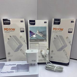 Bộ sạc nhanh Sendem C30 PD30W Chân IPhone