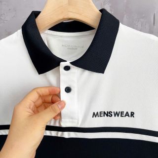 THUN NAM CỔ BẺ, POLO NAM THÊU CHỮ
