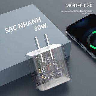 Củ sạc nhanh Sendem C30 PD30W