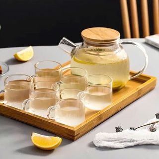 BÌNH THỦY TINH CHỊU NHIỆT DELI NẮP GỖ GPH 20