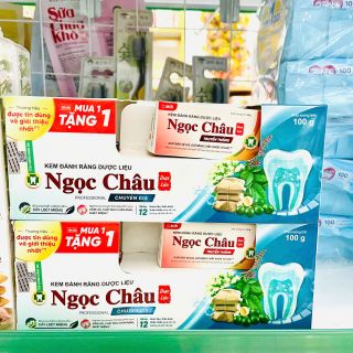 KEM ĐÁNH RĂNG NGỌC CHÂU CHUYÊN GIA 100G TẶNG 1 KEM ĐÁNH RĂNG TRUYỀN THỐNG 20G L102 - LADY'S PASSION
