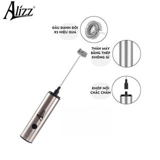 Máy Tạo Bọt Cà Phê, Máy Đánh Trứng, Đánh Kem Cầm Tay AL-13578 (Pin Sạc 18650, 3 Tốc Độ, Đế Sạc)