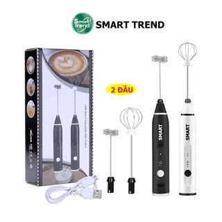 Máy tạo bọt cafe 3 tốc độ Smart, máy đánh trứng cầm tay không dây, hỗ trợ sạc pin tiện lợi sử dụng