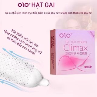 Bao cao su olo climax hồng 3 cái