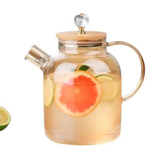 BÌNH THỦY TINH 1,8L NẮP GỖ CHỊU NHIỆT CAO CẤP