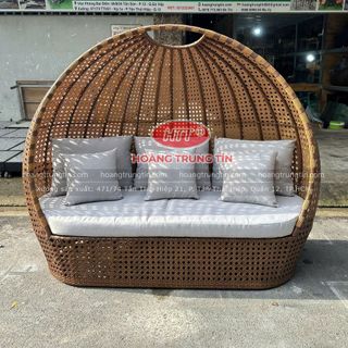 Sofa mái vòm ngoài trời giường tắm nắng có mái vòm