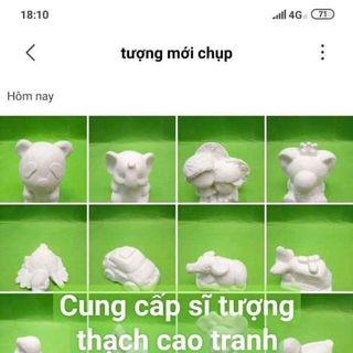 Combo 108 tượng kèm 12 màu và 100 cây cọ 20 khay giá 850k free ship nha