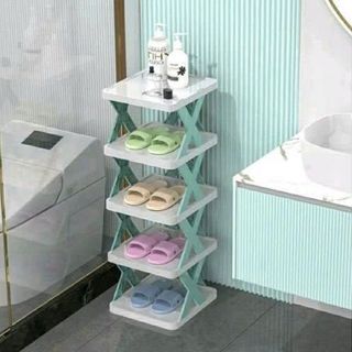 KỆ GIÀY DÉP 5 TẦNG CHỮ X