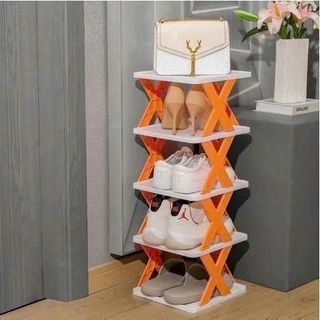 KỆ GIÀY DÉP 5 TẦNG CHỮ X