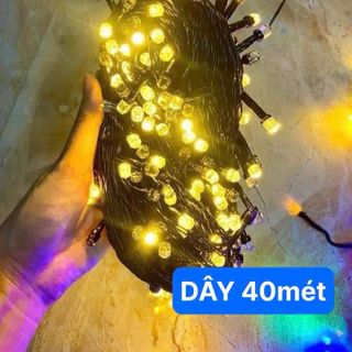 Đèn Nháy Dây Led 40m Trang Trí Ngoài Trời Siêu Chống Nước