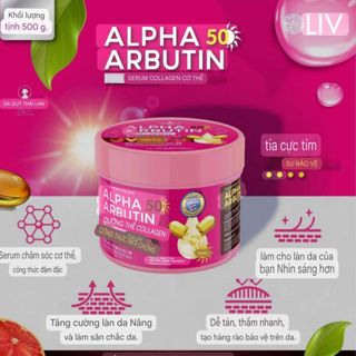 Kem Kích Trắng Alpha Arbutin Collagen Body Serum UV Protection