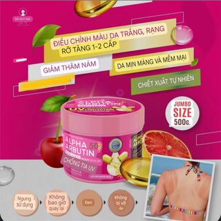 Kem Kích Trắng Alpha Arbutin Collagen Body Serum UV Protection