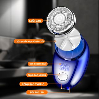 Máy Cạo Râu Hyundai PHT051BK Chính Hãng Bảo Hành 12 Tháng