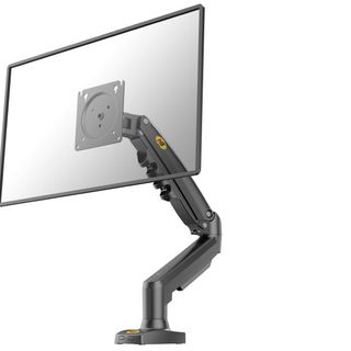 Giá kẹp bàn NB F80 (17" - 30") --- 1 Tay đòn cong, xoay màn 360 độ, Qui cách đóng gói: 41x17x10cmx2,9kg