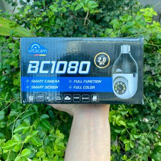 Camera Wi-Fi Yoosee bóng đèn 1 mắt, MÀU ĐEN, chui E27, có màu ban đêm, App:ICSEE