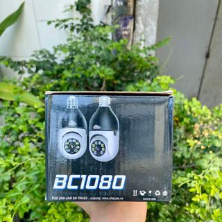 Camera Wi-Fi Yoosee bóng đèn 1 mắt, MÀU ĐEN, chui E27, có màu ban đêm, App:ICSEE