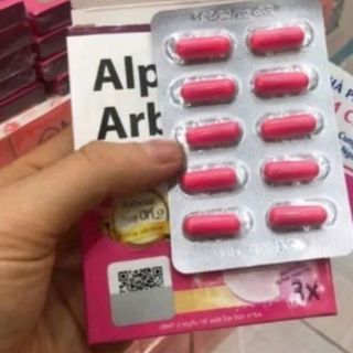 Vĩ 10 Viên Kích Trắng Alpha Arbutin 3 Plus Thái Lan