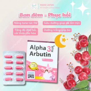 Vĩ 10 Viên Kích Trắng Alpha Arbutin 3 Plus Thái Lan