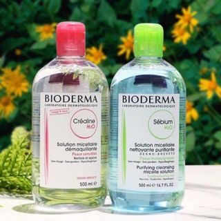 🌹 Nước tẩy trang Bioder.ma xanh cho da dầu mụn 500ml hàng super full team