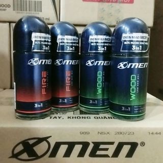 Lăn khử mùi Xm.en chai 50ml Ative thơm mạnh mẽ dành cho phái mạnh