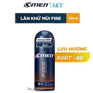 Lăn khử mùi Xm.en chai 50ml Ative thơm mạnh mẽ dành cho phái mạnh