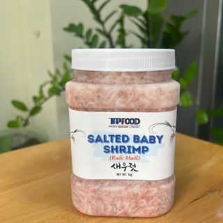 Salted Baby Shrimp - Ruốc muối - Mắm tép dùng làm kim chi, nước sốt hoặc ăn sống - 500GR/HỦ
