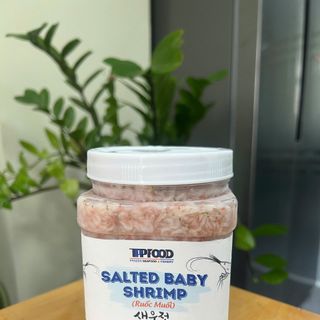 Salted Baby Shrimp - Ruốc muối - Mắm tép dùng làm kim chi, nước sốt hoặc ăn sống - 500GR/HỦ