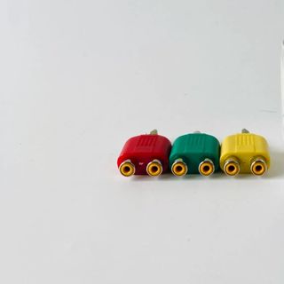 Jack chia AV 1BS - 2BS mạ xi trắng ( Bịch)