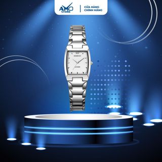 Đồng hồ nữ cao cấp ROSSINI 1328W01A - dây thép không gỉ màu bạc - mặt vuông màu trắng size 27.6*20.5mm siêu mỏng chỉ 6mm