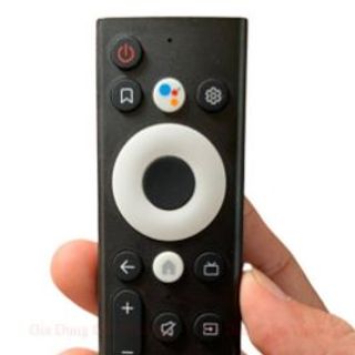 Remote tivi CASPER 4 nút màu phía dưới