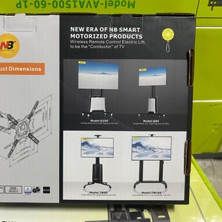 Khung treo tivi XOAY nhập khẩu North Bayou P4 Hộp đen (32"-55" | Thùng 5 cái | Qui cách 1 cái: 3kg - 33x26x6cm)