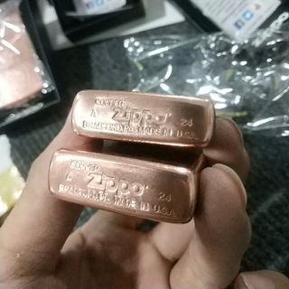 Bật Lửa ZIPPO Mỹ, Bật Lửa ZIPPO USA Đồng Đỏ COPPER Khắc Hình Quỷ  SaTan, Âm Vang Vỏ Dày, Có Tem Đỏ