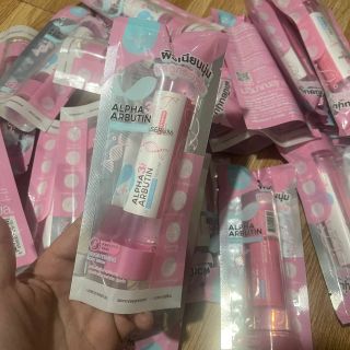 Ống Serum Alpha Arbutin Collagen 50ml 3Plus+ Thái Lan kích trắng da ngăn ngừa quá trình lão hóa