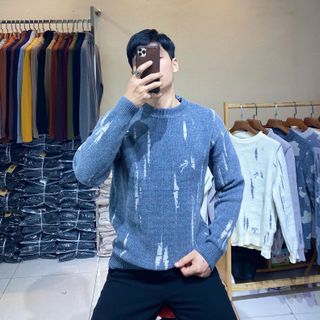 Áo len nam cổ 3p len nhung dày dặn siêu ấm siêu nhẹ có bigsize hàng QC cao cấp Hà Đinh- Ghi, Be, Trắng kem - M L XL XXL - 3p-916tre