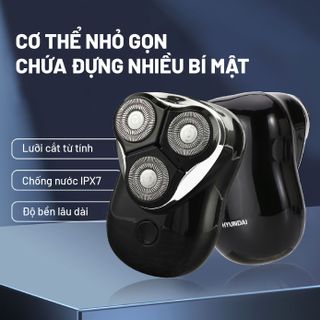 Máy Cạo Râu Hyundai PHT047BK Chính Hãng Bảo Hành 12 Tháng