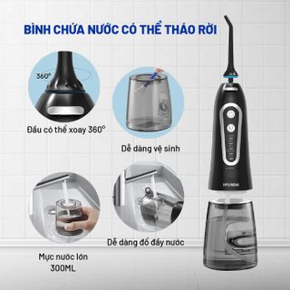 Tăm Nước Hyundai Đen OC010BK Chính Hãng Bảo Hành 12 Tháng