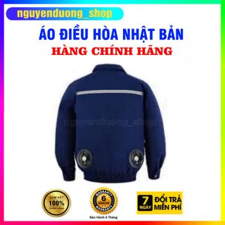 ÁO ĐIỀU HÒA CHÍNH HÃNG NHẬT BẢN PIN 50.000mAh - 12V, LÀM MÁT CHỐNG NẮNG NÓNG NAM VÀ NỮ MÀU TÍM THAN