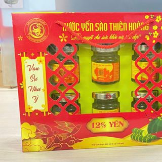 YẾN XUÂN 2025_YẾN SÀO THIÊN HOÀNG 12% (HỘP 6 LỌ X 70ML)