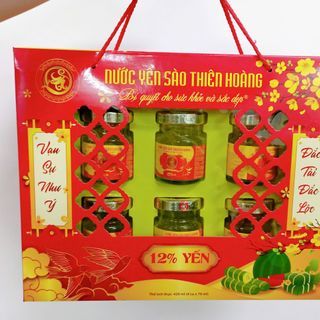 YẾN XUÂN 2025_YẾN SÀO THIÊN HOÀNG 12% (HỘP 6 LỌ X 70ML)