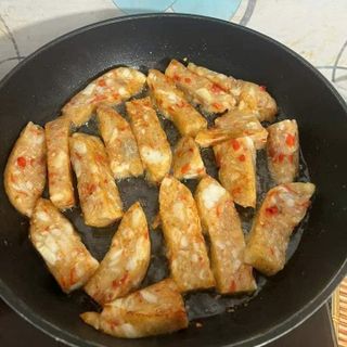 CHẢ TRỨNG MỰC NHÀ LÀM