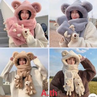 Các mẫu mũ khăn 2 in 1